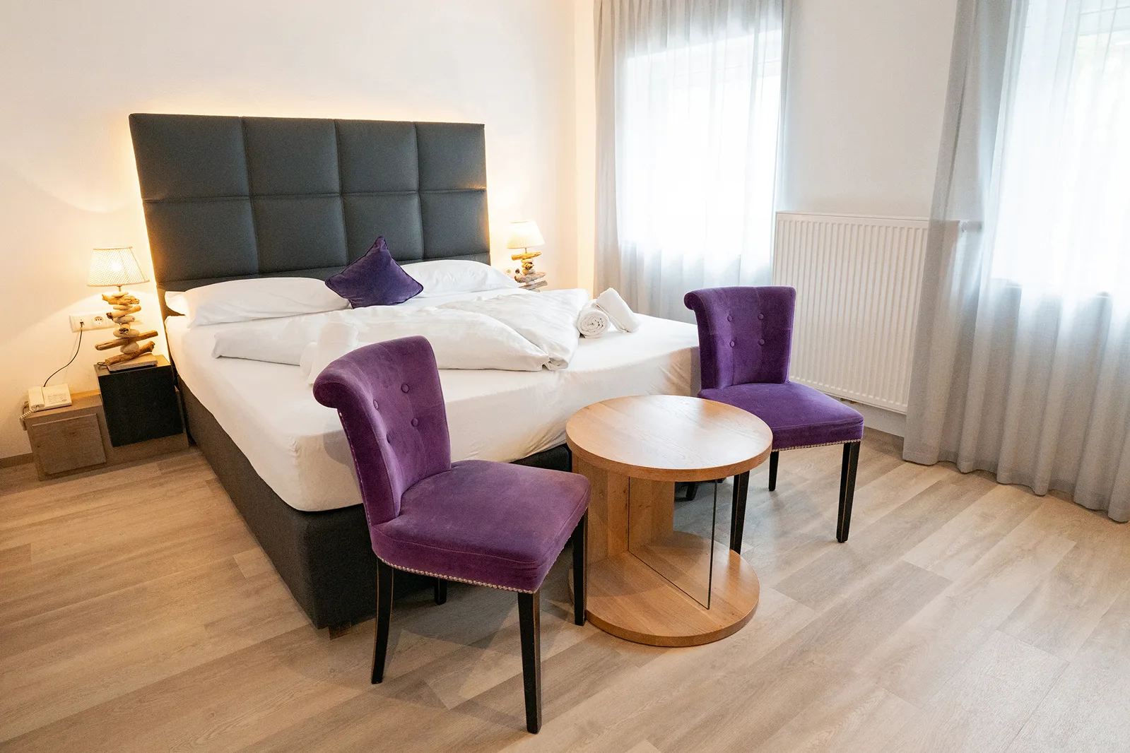 Modern double room at Parkhotel