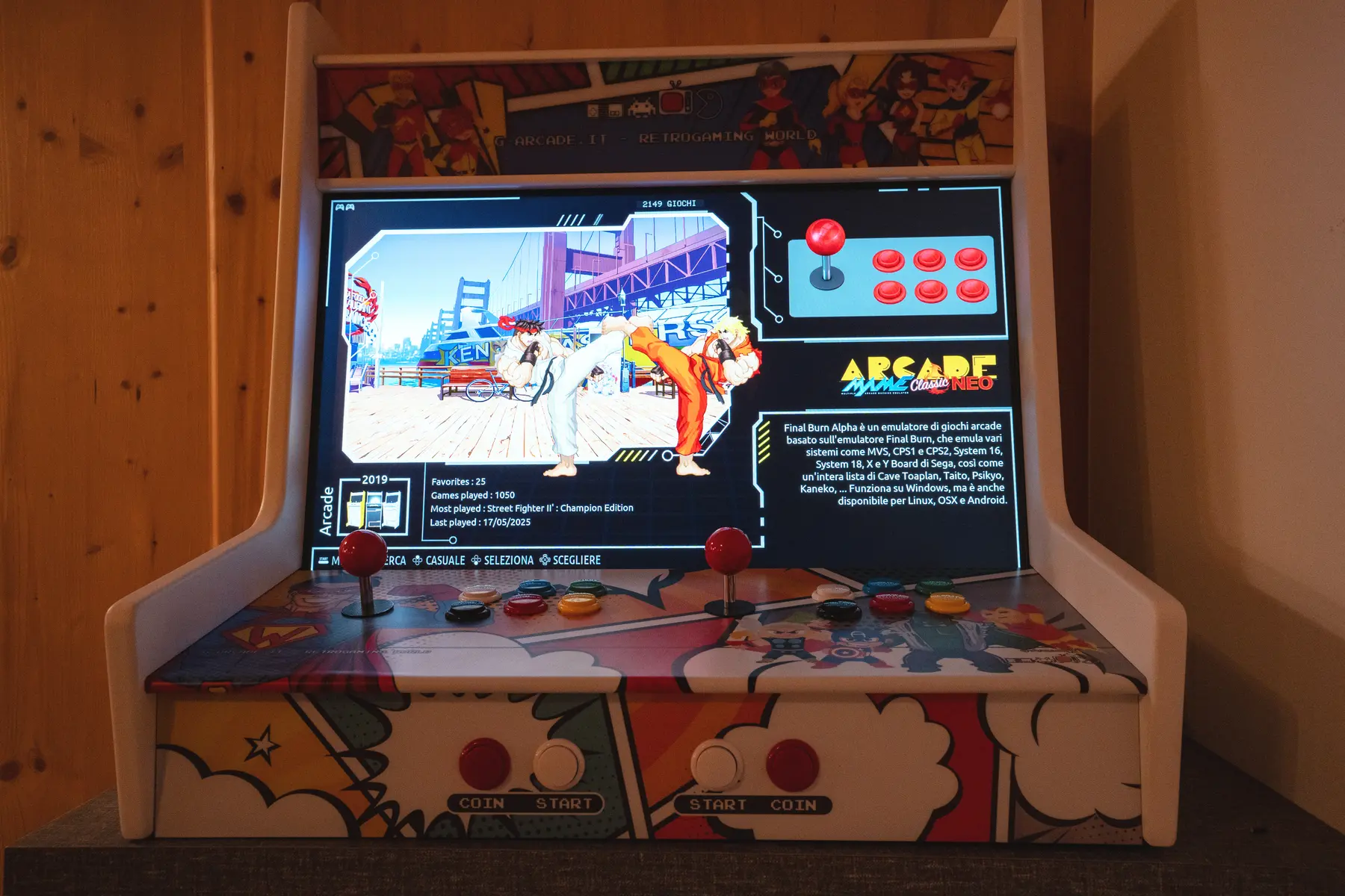 Spielautomat im Spielraum des Parkhotel